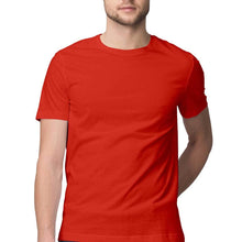 Load image into Gallery viewer, Black  Half Sleeves Round Neck T-Shirt