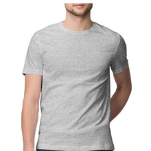 Load image into Gallery viewer, Black  Half Sleeves Round Neck T-Shirt