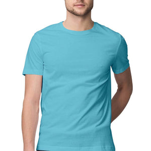 Royal Blue Half Sleeves Round Neck T-Shirts