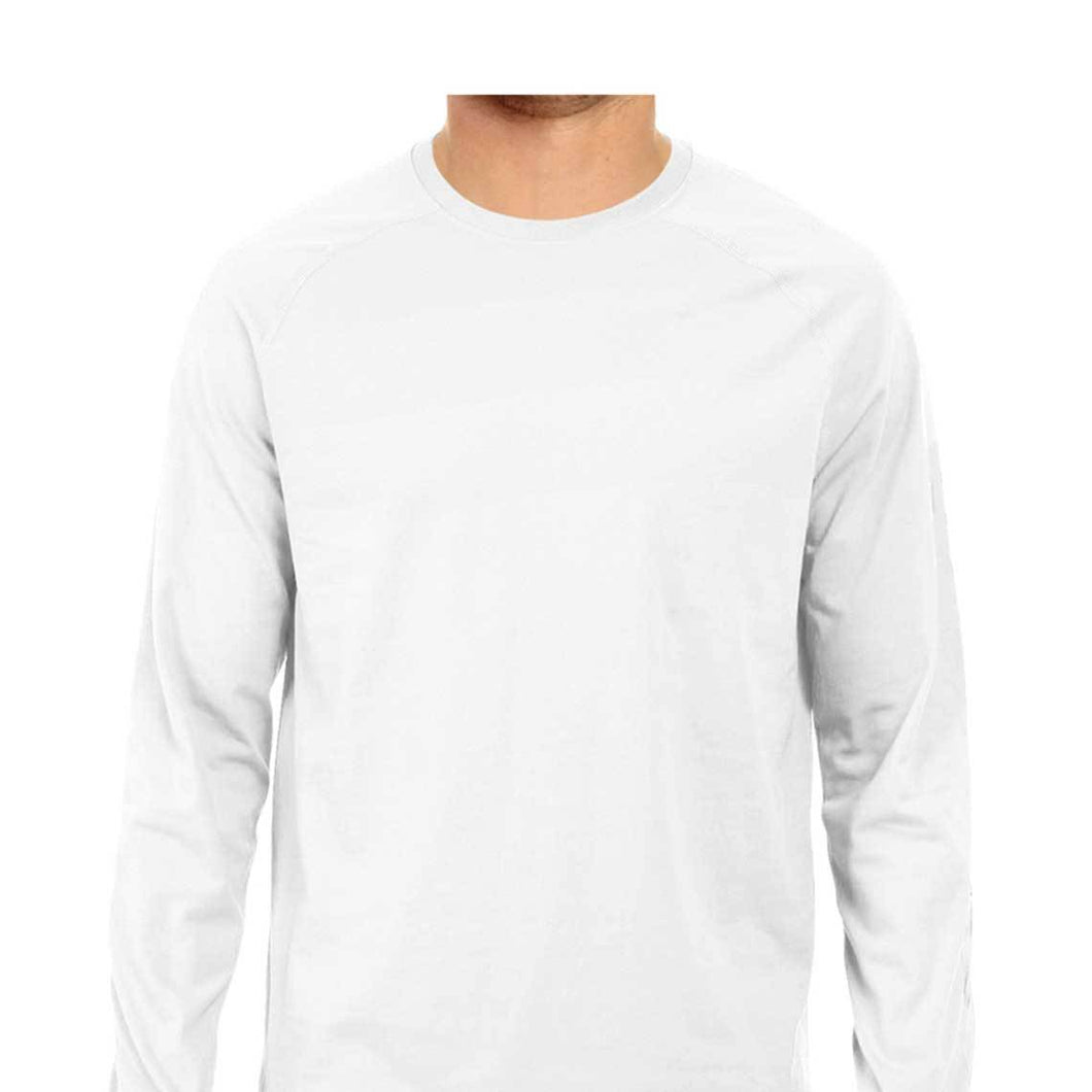 Full Sleeves Round Neck T-Shirt White