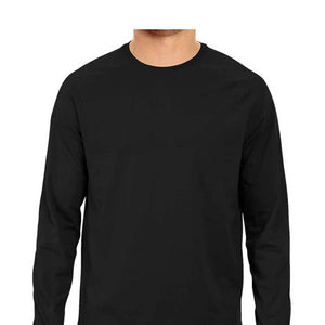 Full Sleeves Round Neck T-Shirt Black