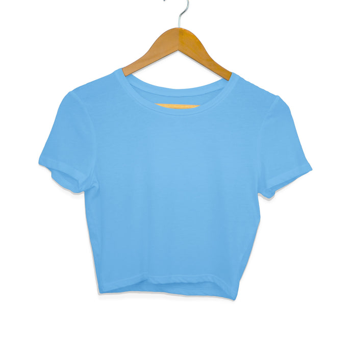 Crop Tops Sky Blue