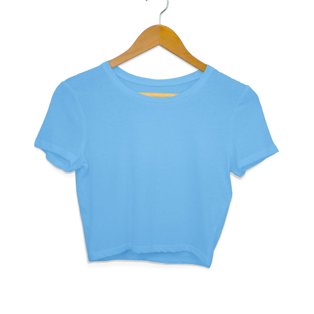 Crop Tops Sky Blue