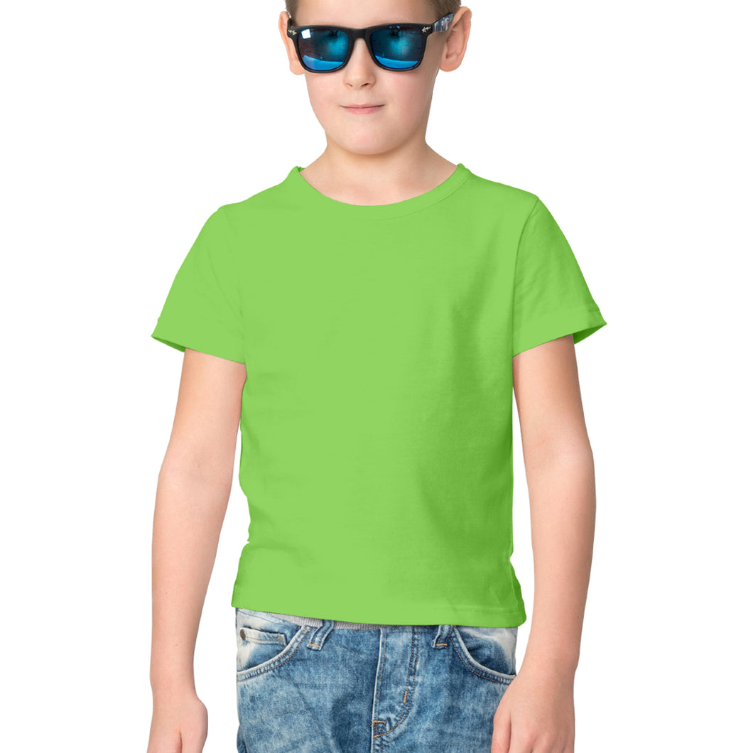 Half Sleeves Round Neck T-Shirt Liril Green