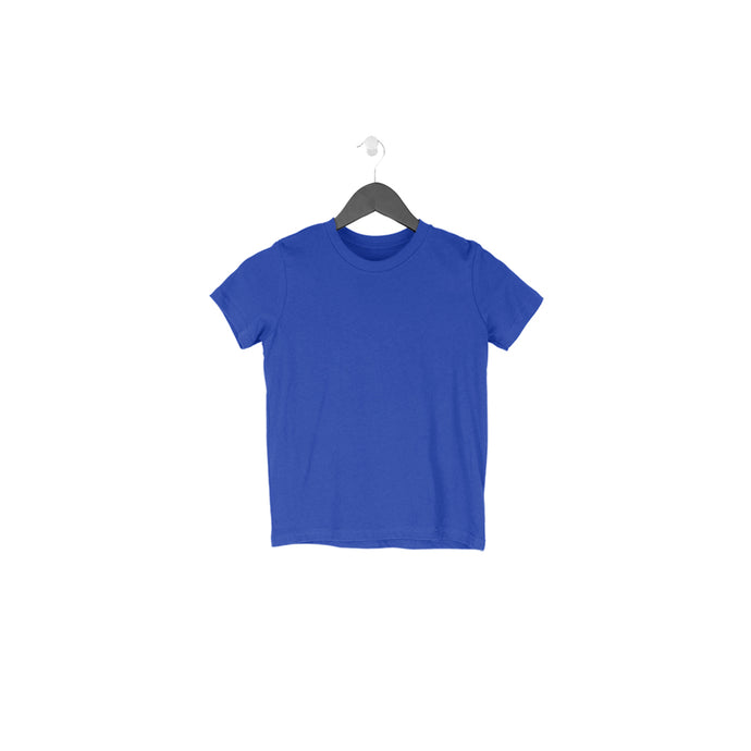 Half Sleeves Round Neck T-Shirt Royal Blue