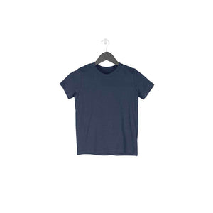 Half Sleeves Round Neck T-Shirt Navy Blue