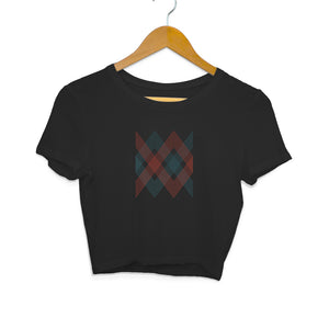 "CONCEPT DESIGN" Crop Tops Black