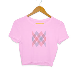 "CONCEPT DESIGN" Crop Tops Light Pink