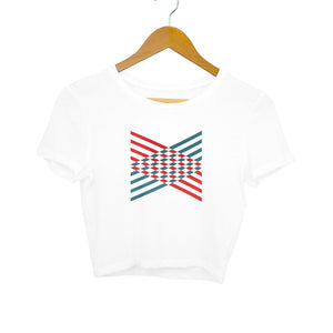 “CONCEPT DESIGN” Crop Tops White